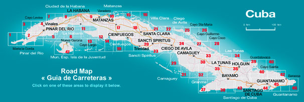 Itins | Provinces | Maps | cubacasas.net