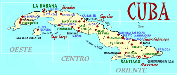 Itins | Provinces | Maps | cubacasas.net