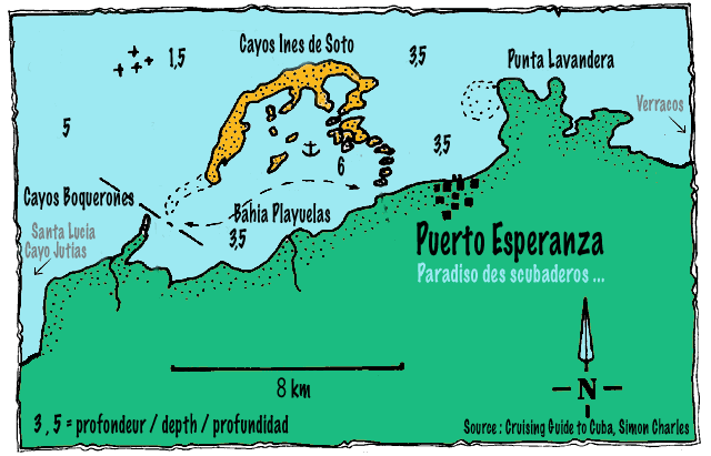Puerto Esperanza, Bahia, Cayos