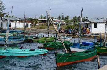 Barcos attendent pescadores. 