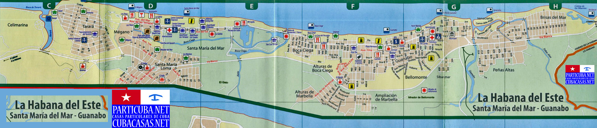 cubacasas.net + www.particuba.net ::: Guanabo Playas del Este — Supermapa