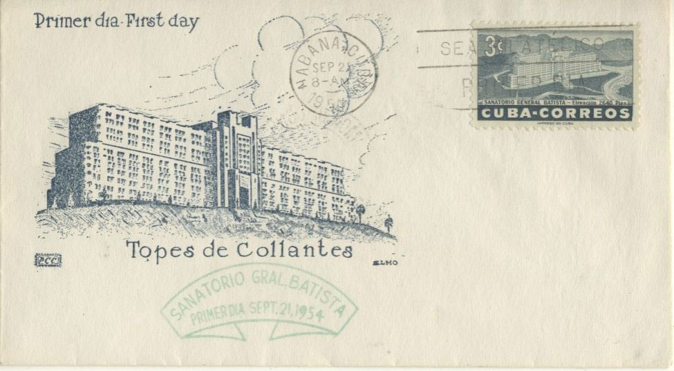 Kurhotel avant son changement de nom durant la Revolucion : ça s'appelait le Sanatorio General Batista le 21 septembre 1954